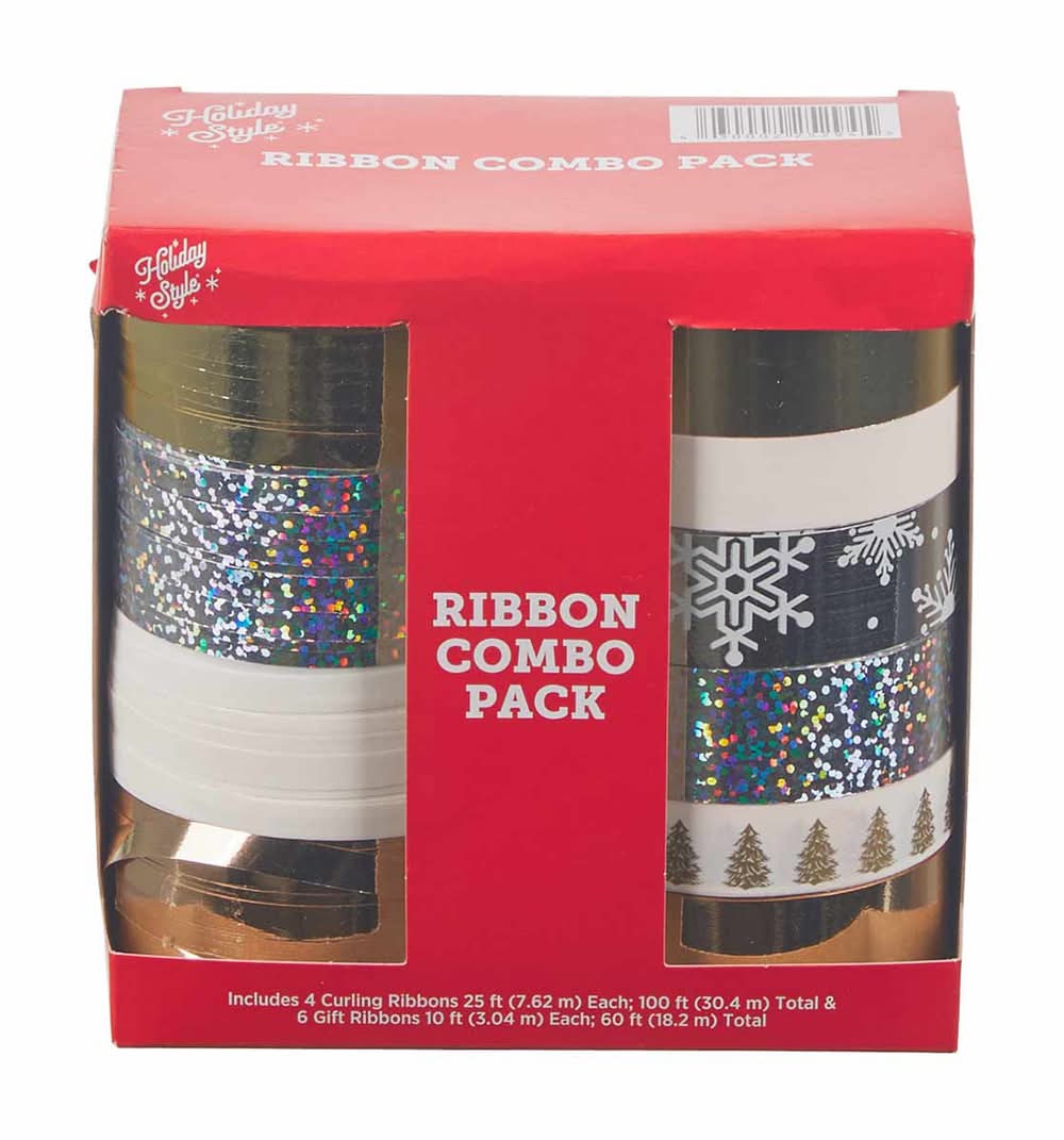 Holiday Style Ribbon Combo pack, Assorted