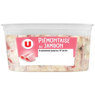 Les Produits U - Piémontaise a jambon supérieur (300g)