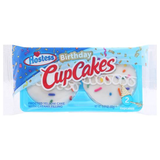 Hostess Birthday Cupcakes (2 ct)