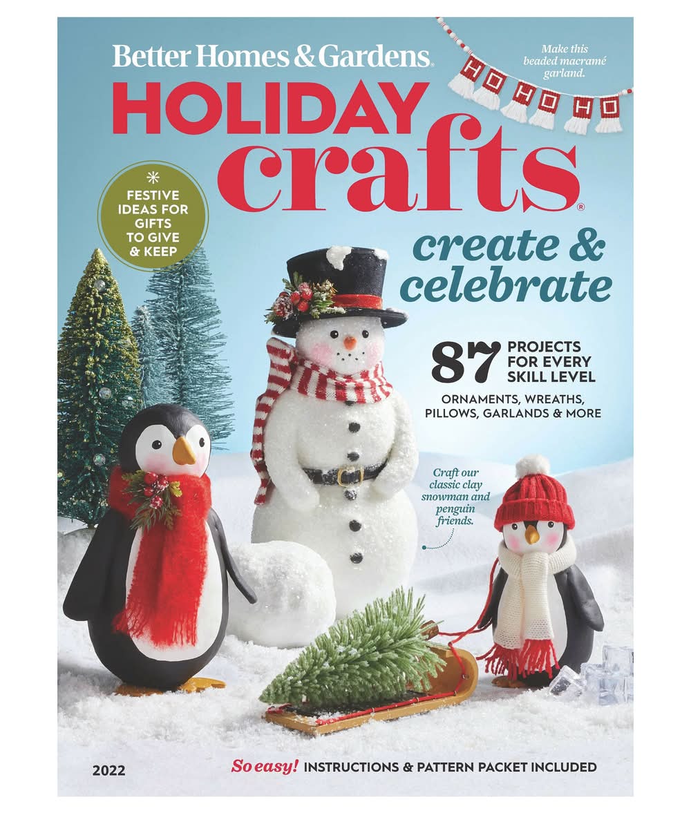 Better Homes & Gardens 2022 Holiday Crafts Magazine