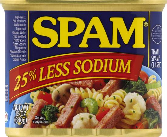 Spam Classic 25% Less Sodium