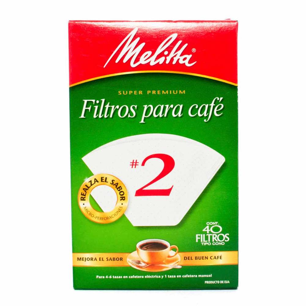 Melitta · Filtros para café super premium #2 (200 g)