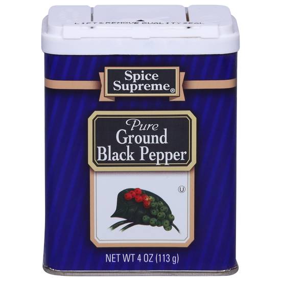 Spice Supreme Pure Ground Black Pepper