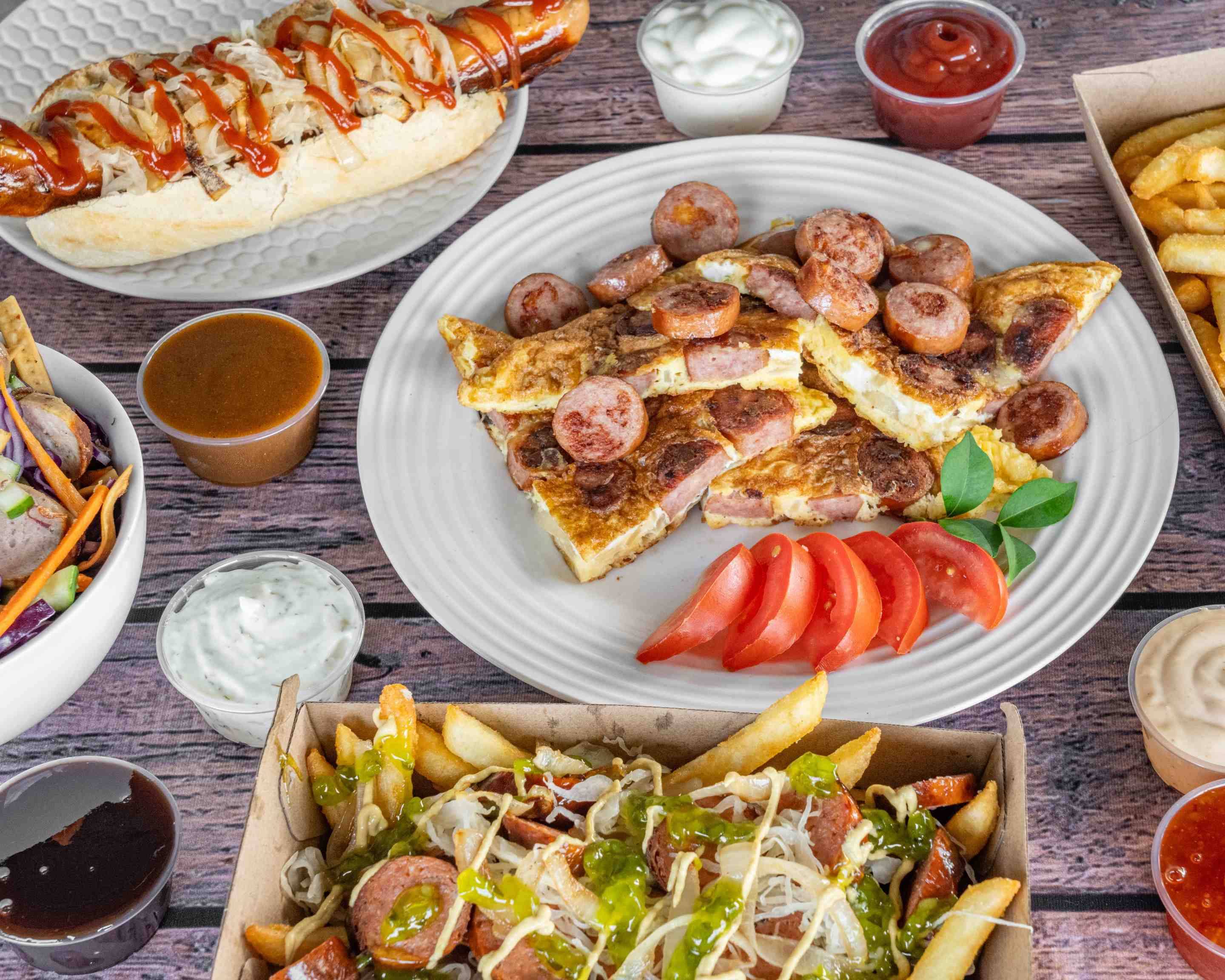 Order BratHaus German Sausage at Hendra Menu Delivery and Takeaway in Brisbane Menu & Prices