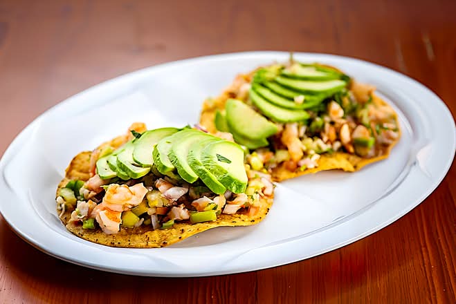 Tostadas De Ceviche