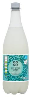 Co-op Low Calorie Bitter Lemon 1Ltr