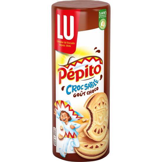 Lu - Pépito biscuits croc sablé (choco)