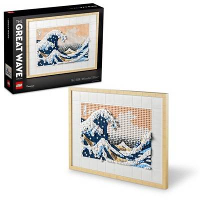 LEGO ART Hokusai – The Great Wave Wall Art Adults Set 31208