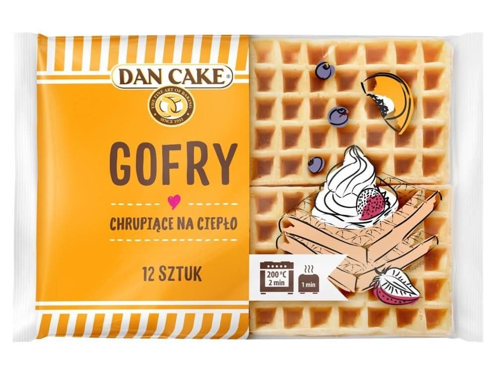 Dan Cake Gofry 250 g (12 sztuk)