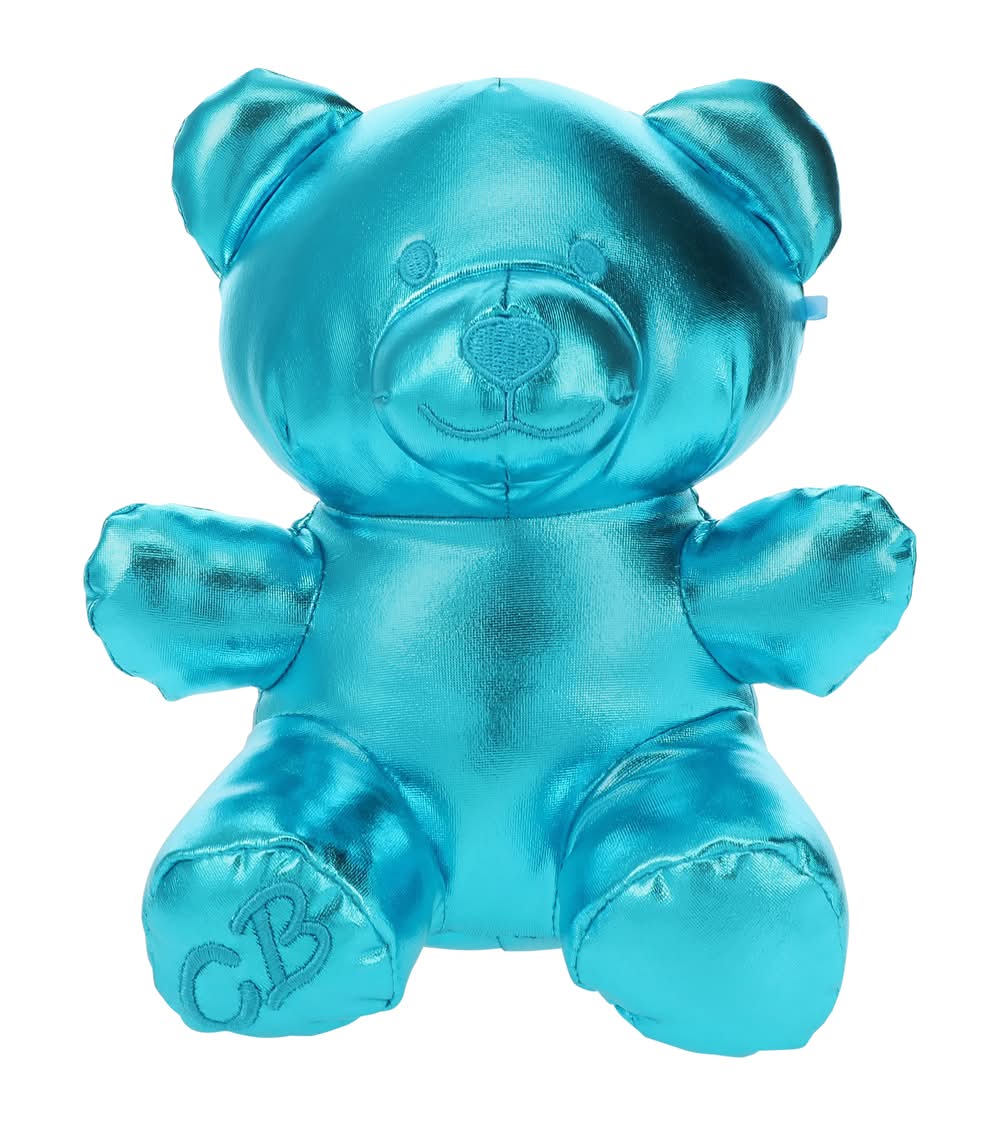 Candy Bear Metallic Plush 8in Blue