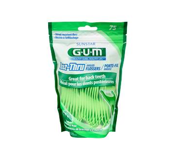 G·u·m porte-fils angulés eez-thru à la menthe (75 unités) - eez-thru angled flossers (75 units)