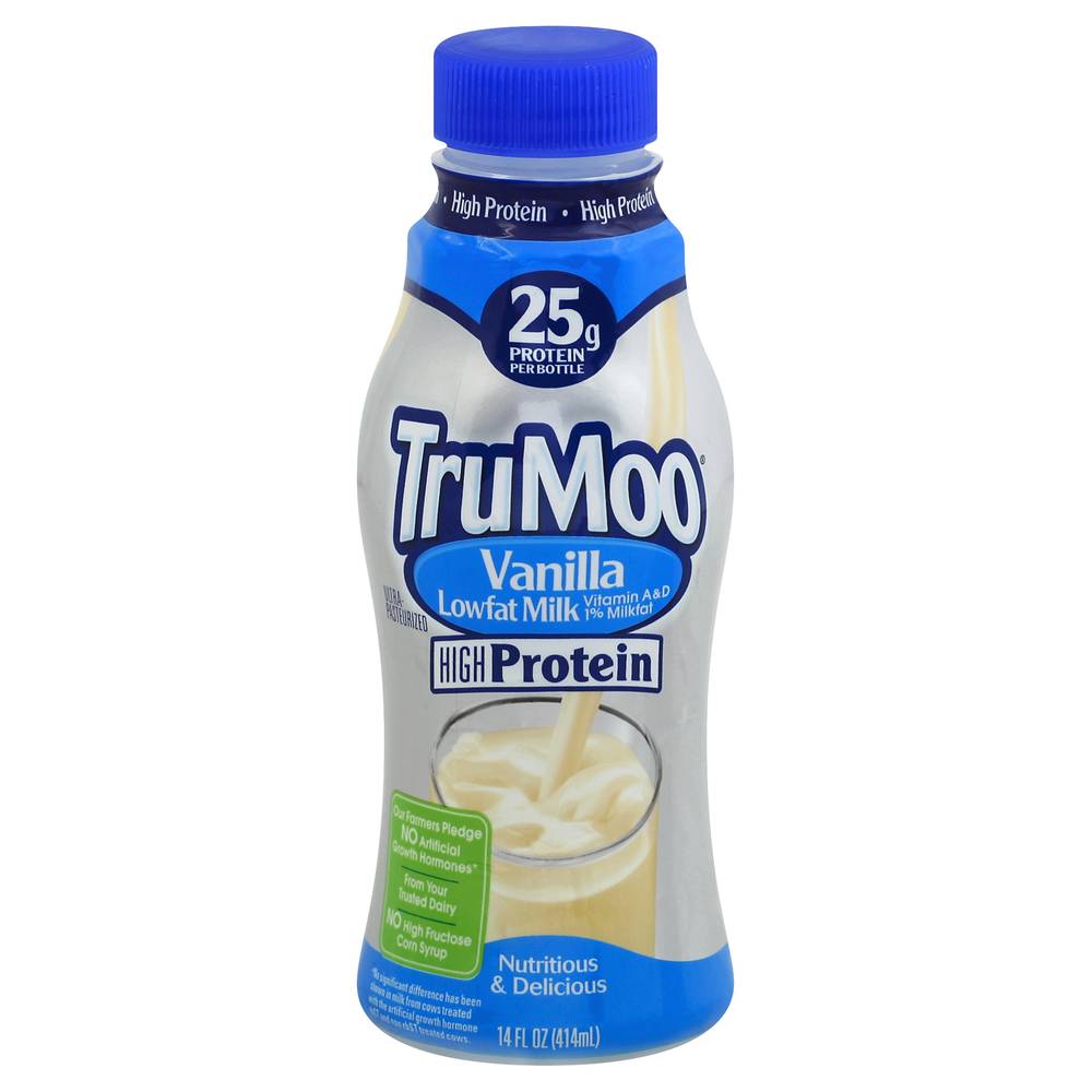 TruMoo Lowfat Vanilla High Protein Milk (14 fl oz)