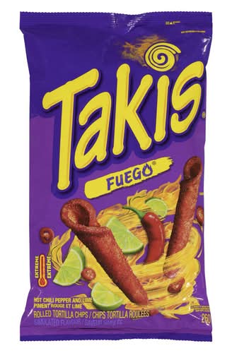Takis Spicy Rolled Tortilla Chips, Dragon Sweet Chili (260 g)