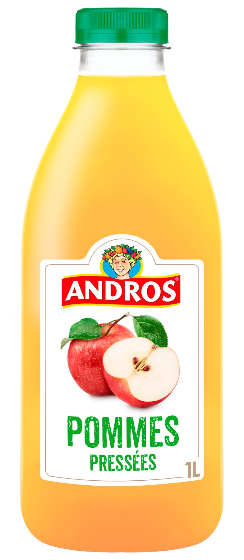 Andros - Jus de fruits pressé, pommes (1L)