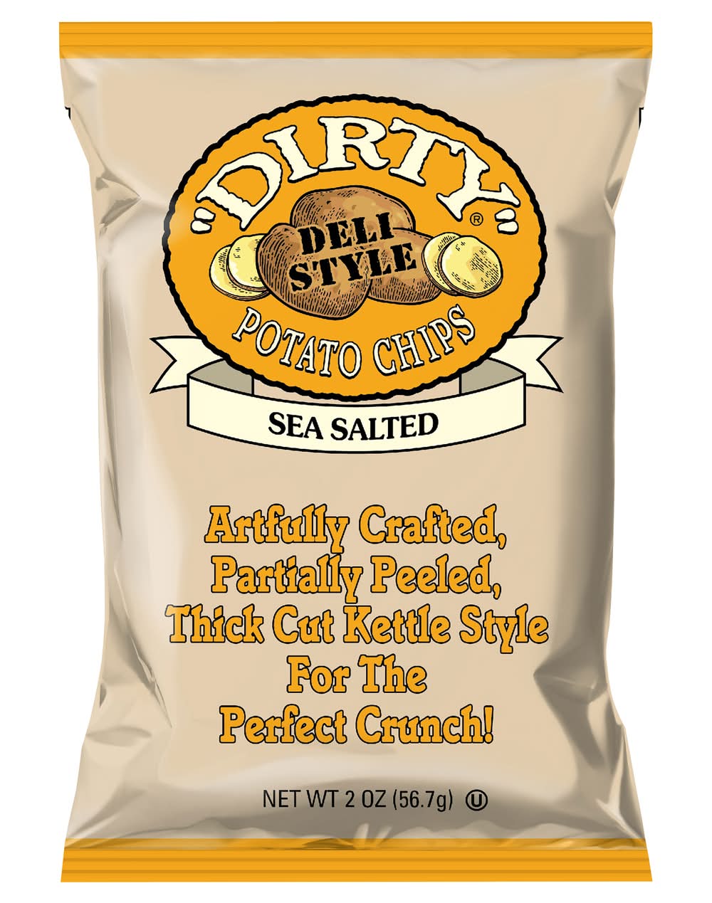 Dirty Sea Salted Potato Chips (2 oz)