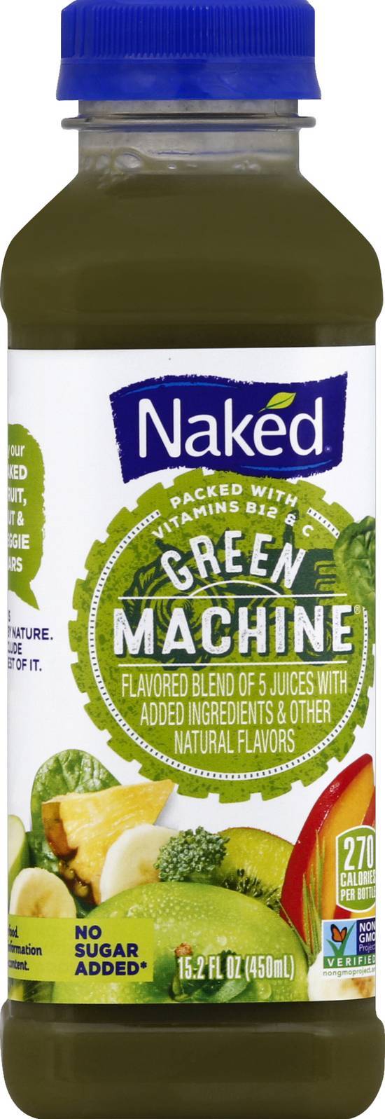Naked Green Machine Juice Blend No Sugar Added (15.2 fl oz)