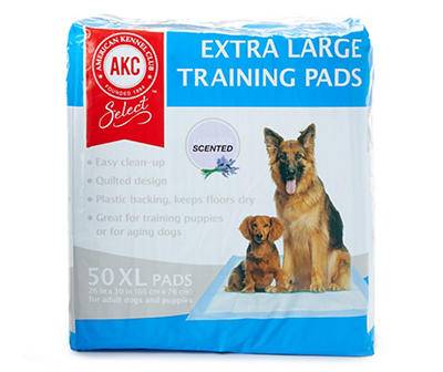 Akc Puppy Training Pads (xl/lavender) (50 ct)