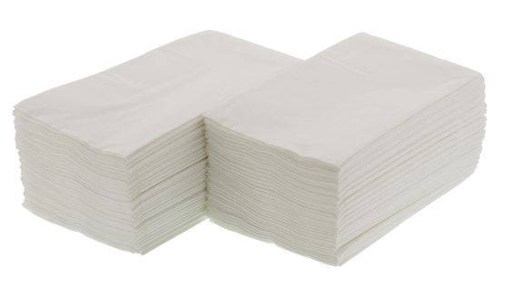 Royal Paper - Dinner Napkin, White, 2 Ply - 125 ct (8X125|8 Units per Case)