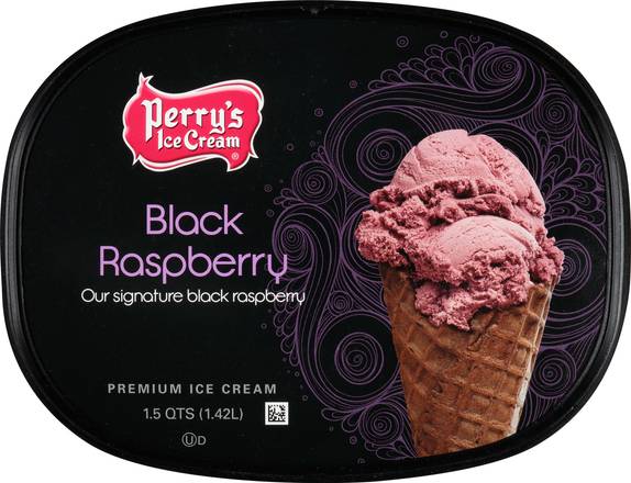 Perry's Ice Cream Premium Black Raspberry Ice Cream