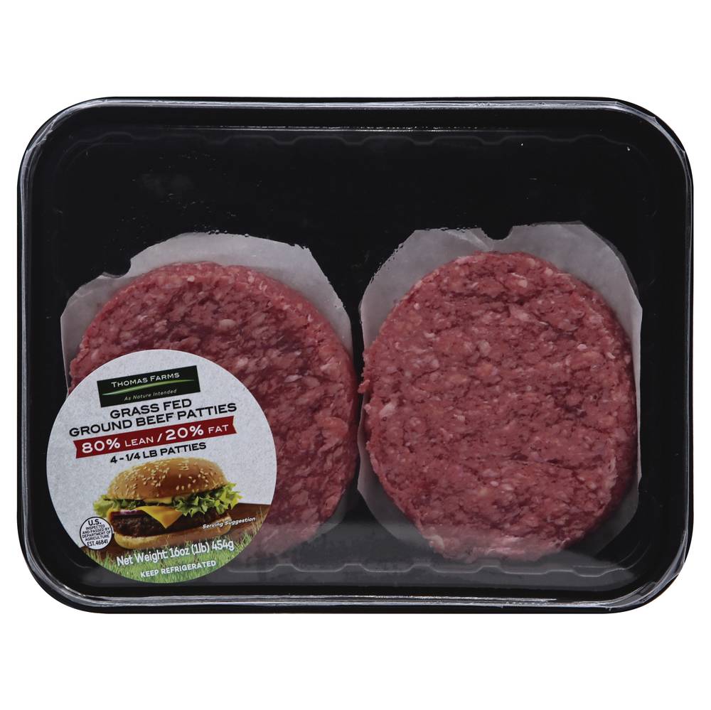 Thomas Farms Beef Patties (16 oz, 4 ct)