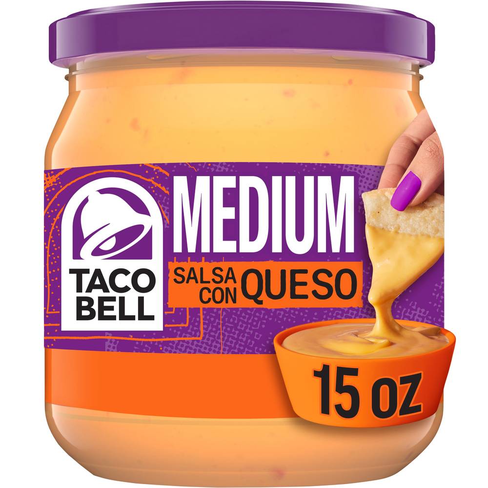 Taco Bell Medium Salsa Con Queso Jar