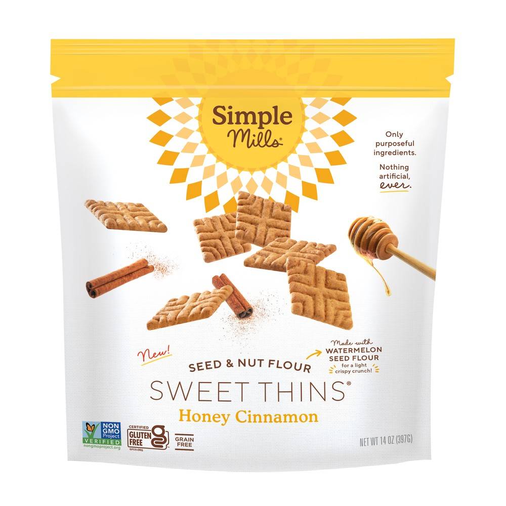 Simple Mills Honey Cinnamon Sweet Thins (14 oz)