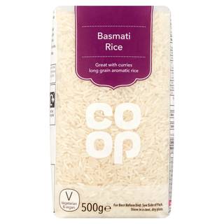 Co Op Basmati Rice 500g