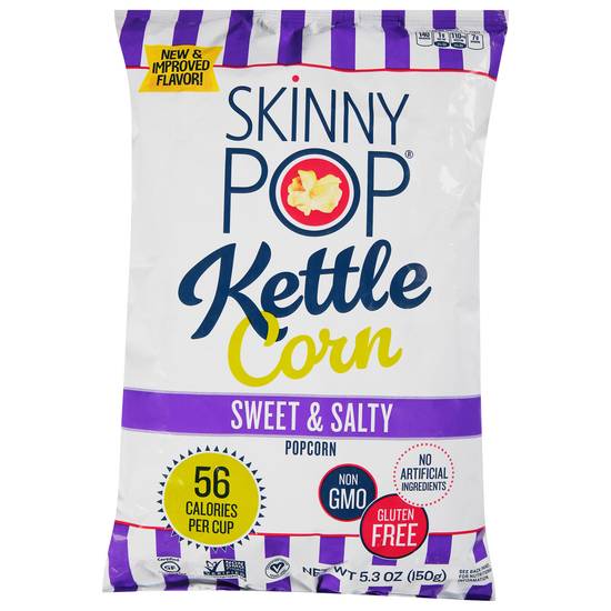Skinnypop Kettle Corn Sweet and Salty Popcorn