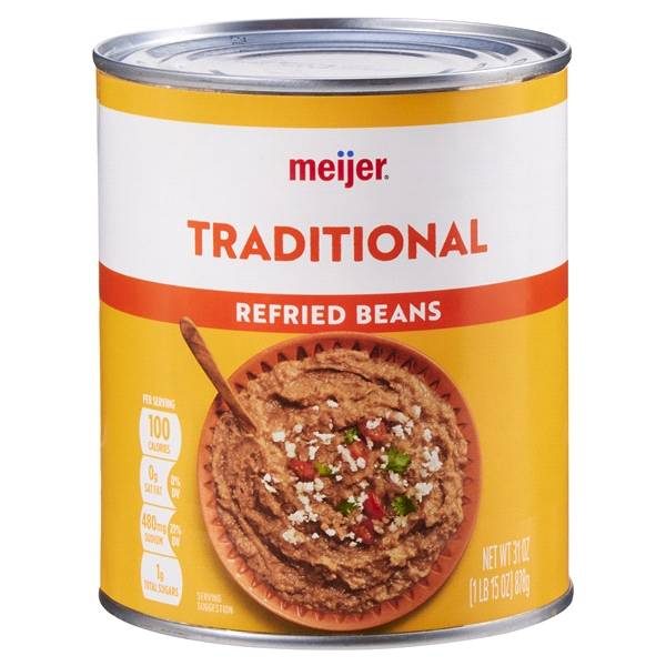 Meijer Traditional Refried Beans (31 oz)