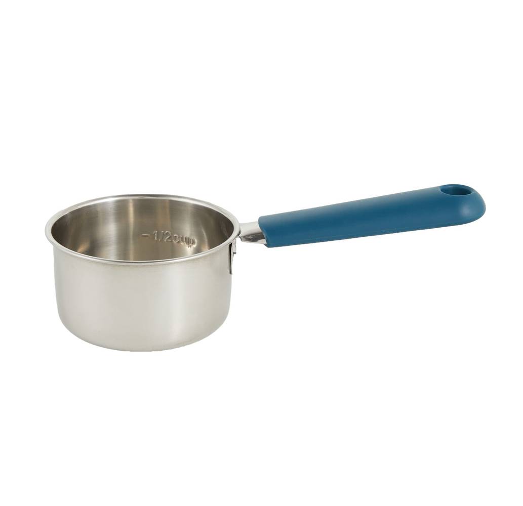 Top Paw® Stainless Steel Food Scoop, 1-cup (Color: Blue, Size: 1 C)