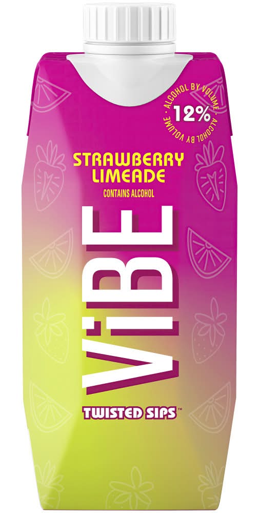 Vibe Ready To Drink Wine Cocktail, Strawberry Limeade (500 ml)