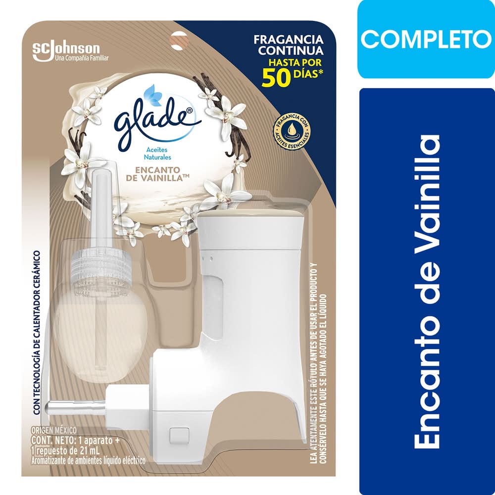 Glade · Aromatizante ambiental de aceites naturales - Vainilla (21 ml)