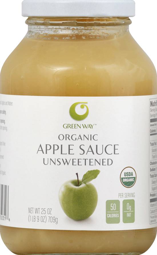 Green Way Apple Sauce (25 oz)