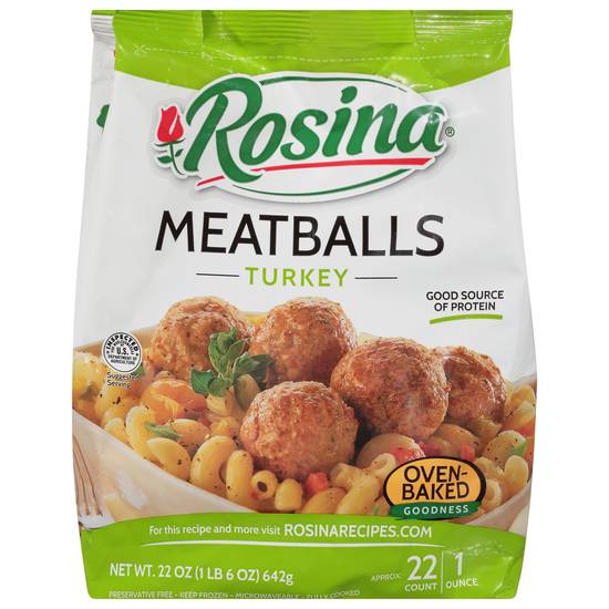 Rosina Turkey Meatballs (26 oz)