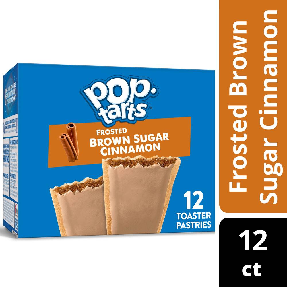 Pop-Tarts Toaster Pastries, Frosted Brown Sugar Cinnamon (20.3 oz, 12 ct)