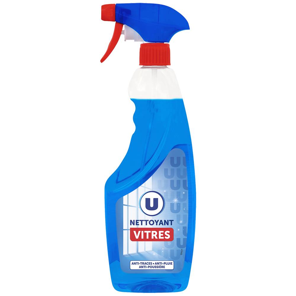 Les Produits U - Nettoyant vitres 3en1 (750ml)