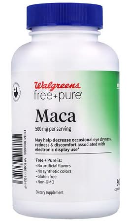 Walgreens Free & Pure Maca Capsules 500 mg (90 ct)