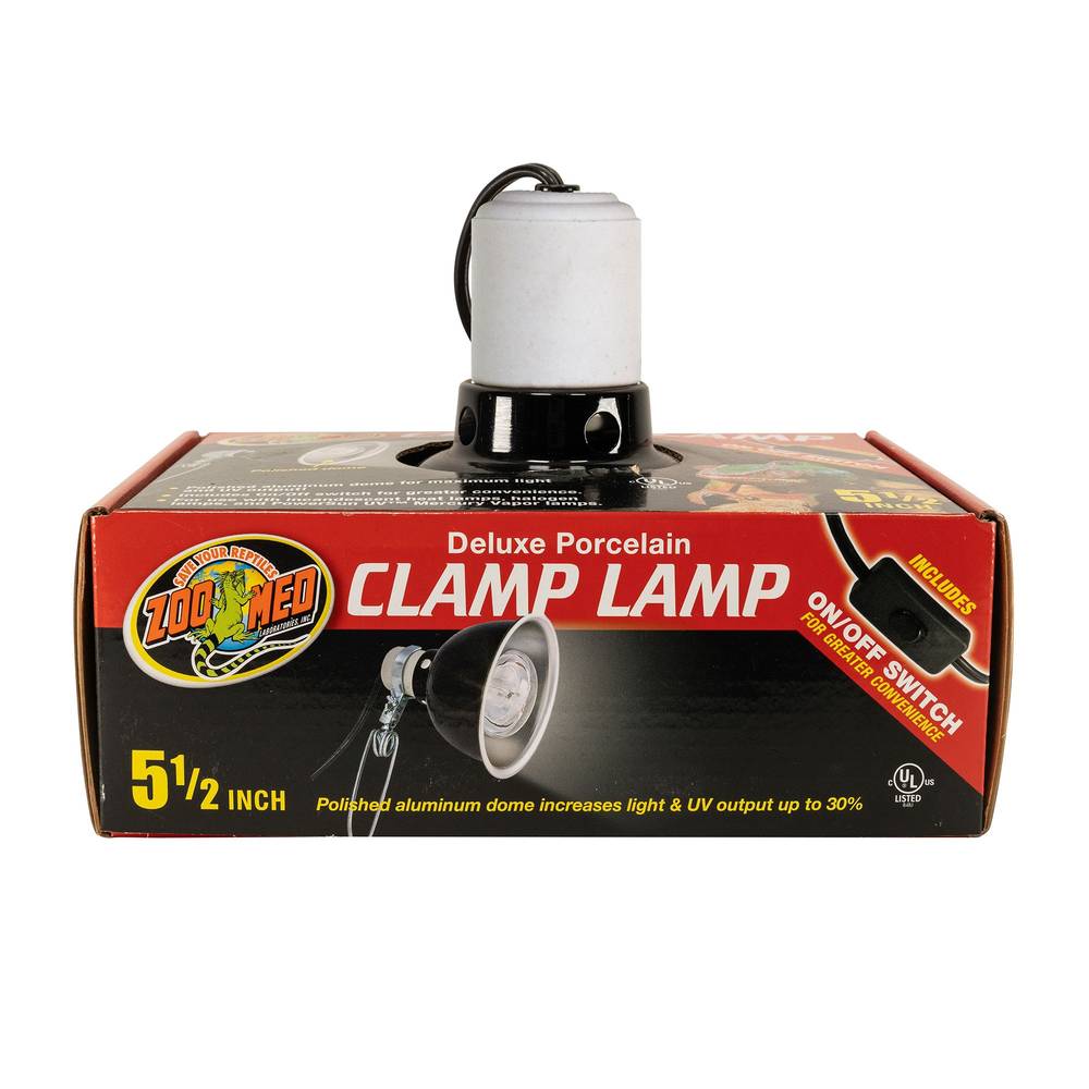 Zoo Med Reptile Deluxe Porcelain Clamp Lamp (5.5")