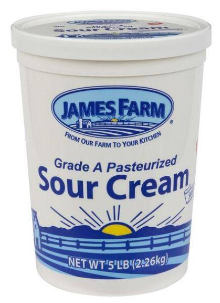 James Farm - Sour Cream - 5 lbs
