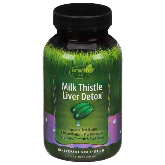 Irwin Naturals Milk Thistle Liver Detox Soft Gels