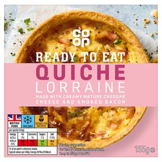 Co-Op Quiche Lorraine (cheese-smoked )