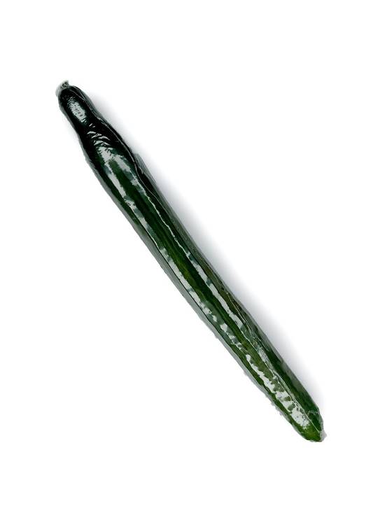 Concombre biologique sans pépins - Organic seedless cucumber (Sold by singles)