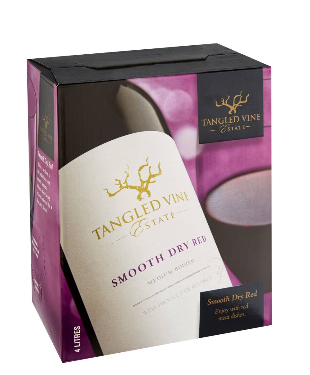 Tangled Vine Smooth Dry Red Cask 4L ea