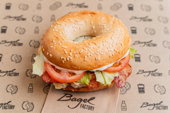 Chicken Club Bagel