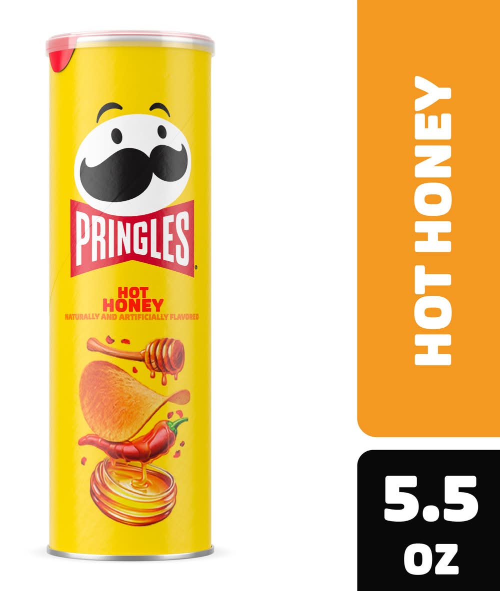 Pringles Potato Crisps Chips, Hot Honey (5.5 oz)