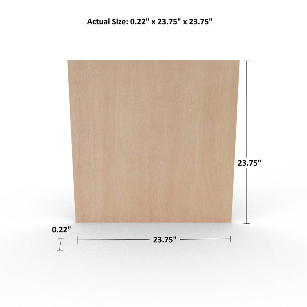 1/4-in x 2-ft x 2-ft Lauan Sanded Plywood | 107806