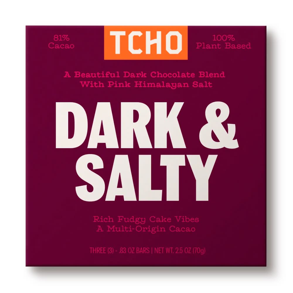 TCHO Choco Bar Dark Salty (2.5 oz)