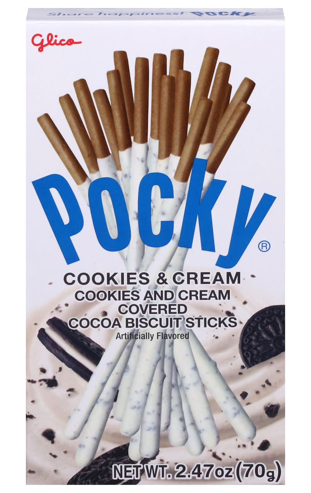 Pocky Cookies & Cream Covered Biscuit Sticks (2.47 oz)