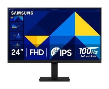 Samsung S3 Ips Led Fhd 100hz Monitor, 24 in