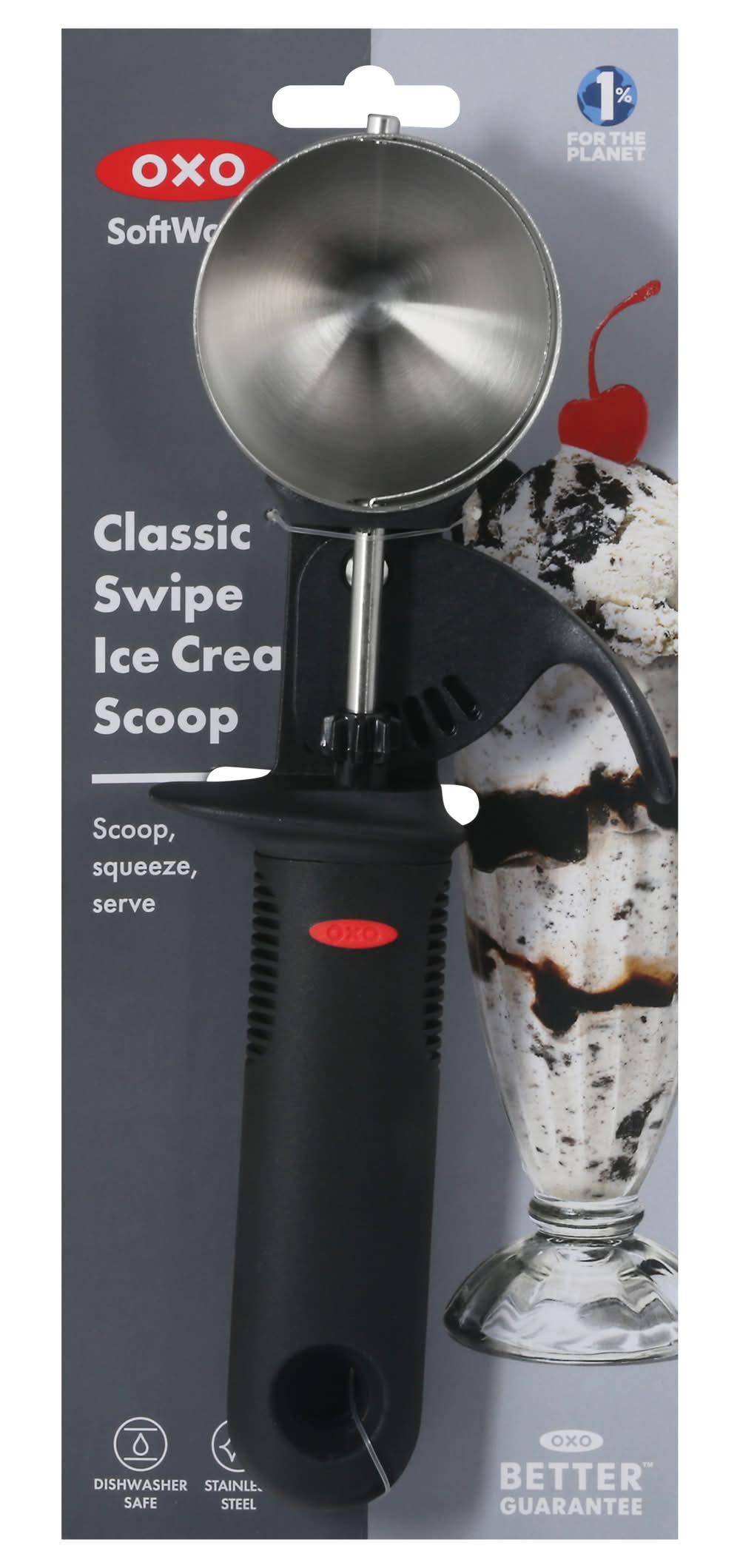 OXO Softworks Classic Swipe Ice Cream Scoop